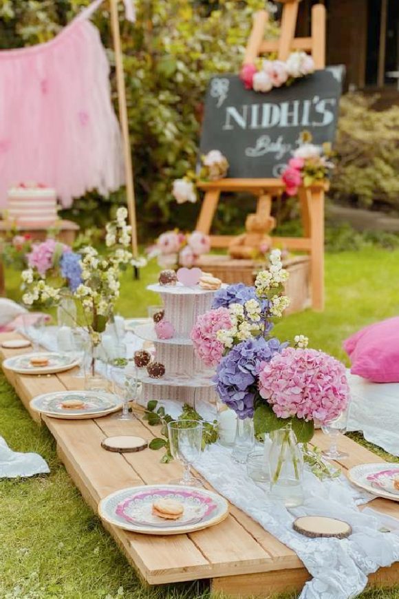 Picnic themed Baby Shower | CatchMyParty.com Picnic themed Baby Shower