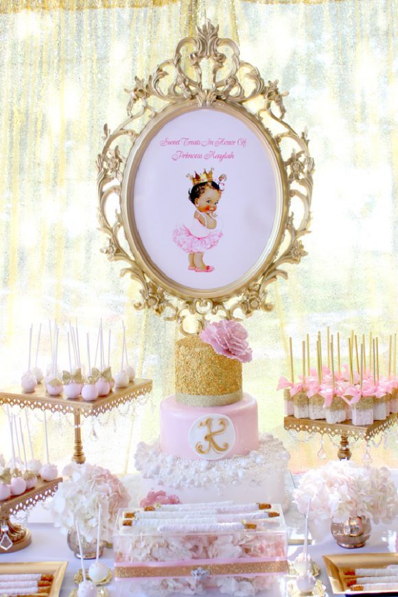 Princess Themed Baby Showers | CatchMyParty.com Princess Themed Baby Showers