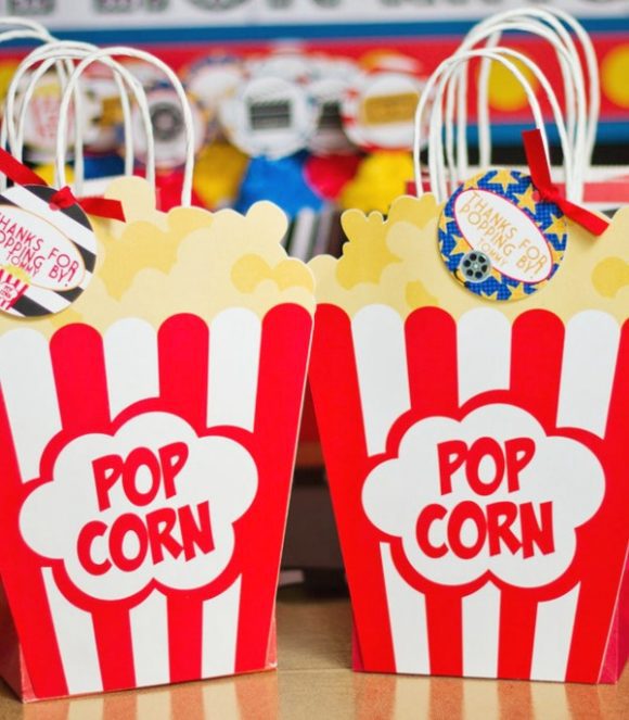 Popcorn Party Favor Bags