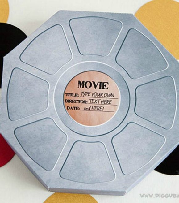 Movie Reel Party Favor Box