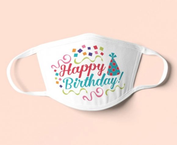 'Happy Birthday' Mask