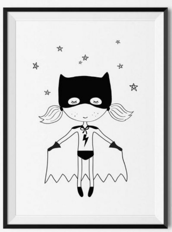Superhero Girl Poster