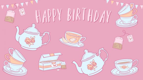Download a FREE Tea Party Background for Zoom