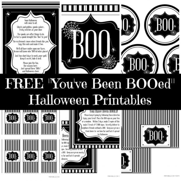FREE Halloween Party Printables