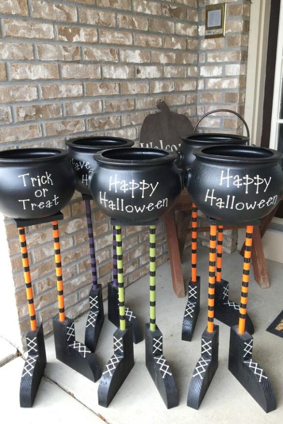 Witch Leg Candy Bowls