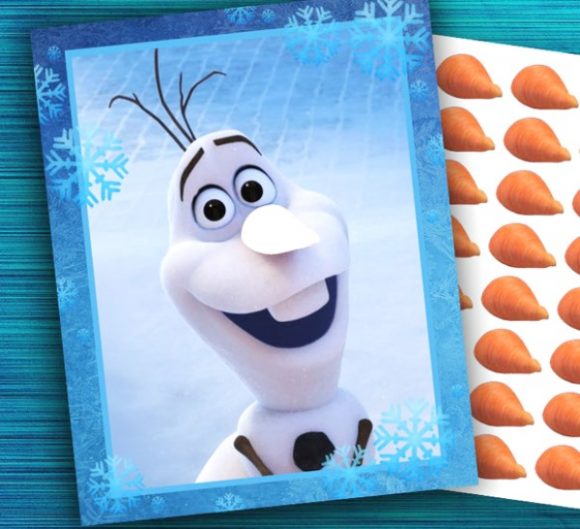 'Pin the Nose on Olaf' Party Activity