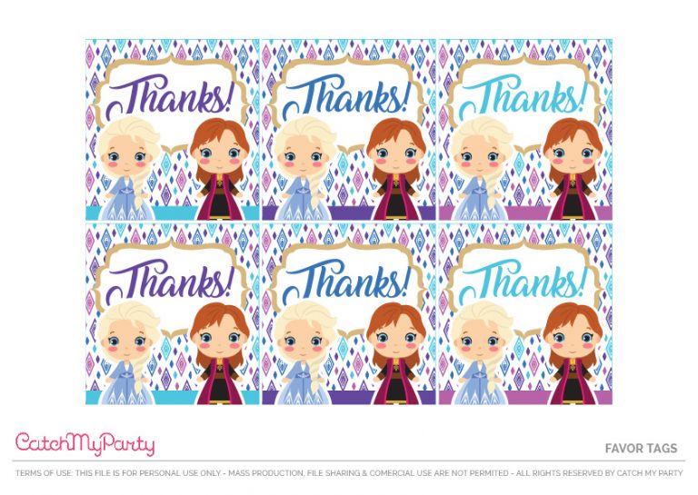 Download These Awesome FREE Frozen 2 Party Printables! - The Catch My ...