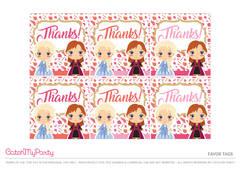 Download These Awesome FREE Frozen 2 Party Printables! - The Catch My ...