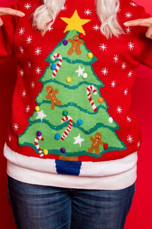 Get Dressed up in Fun Christmas Sweaters or Apparel