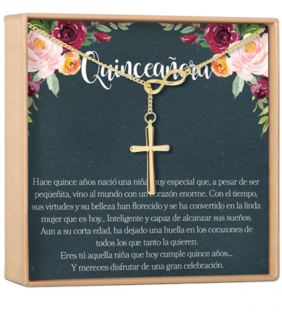 Quinceanera Gifts - Crucifix Necklace