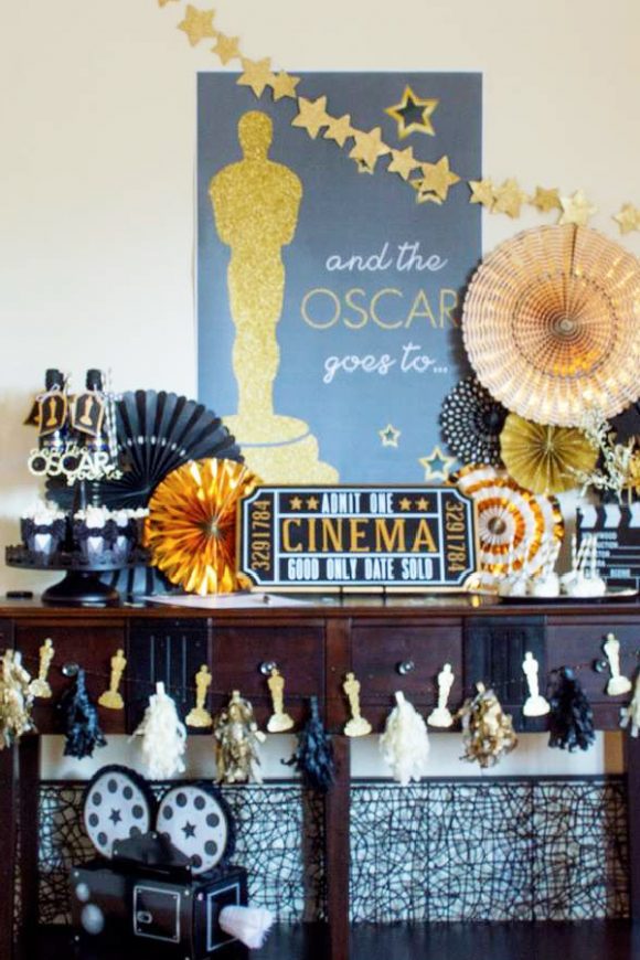 Glitz and Glam Oscar Viewing Party