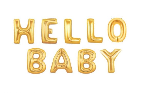 'Hello Baby' Balloons