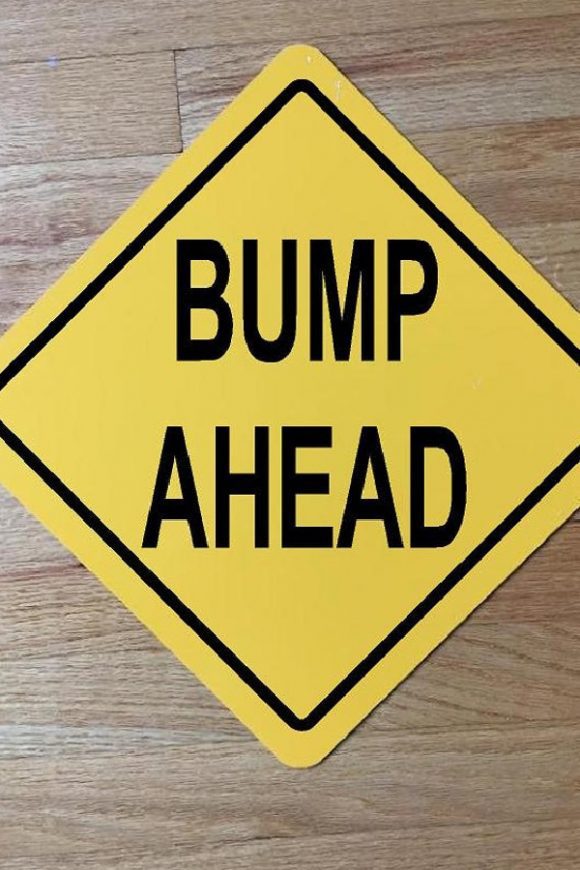 Bump Ahead Sign