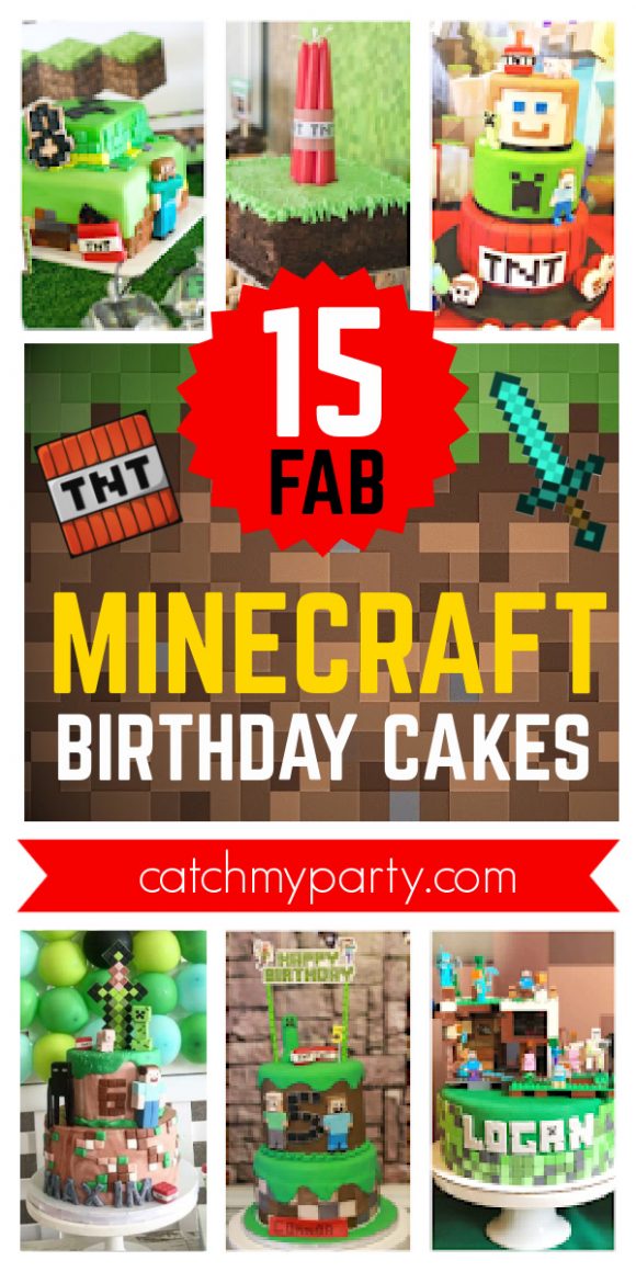 Get Ready to Be Blown Away by These 15 Minecraft Cakes