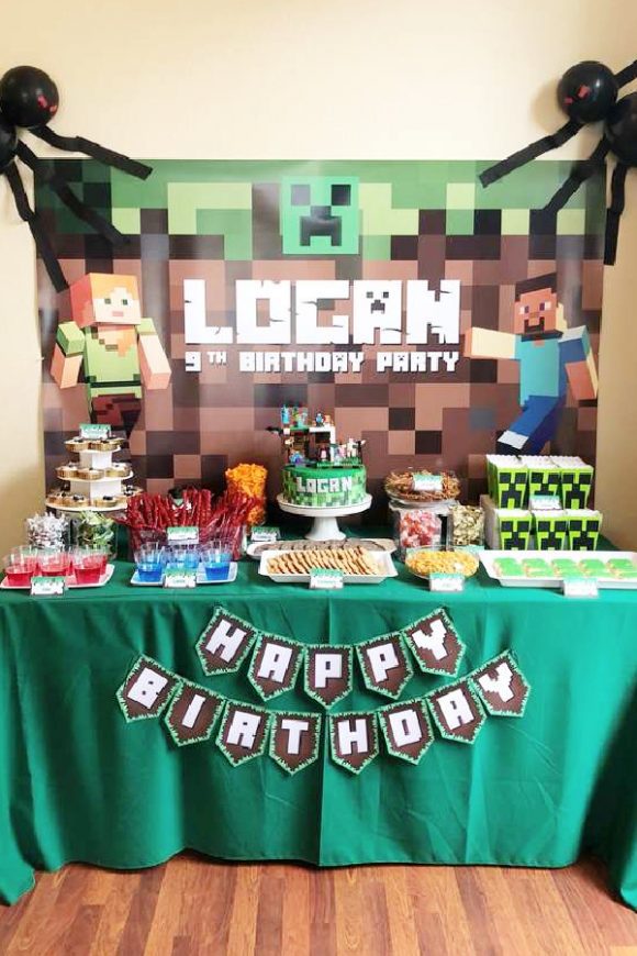 Logan's Minecraft Birthday Party