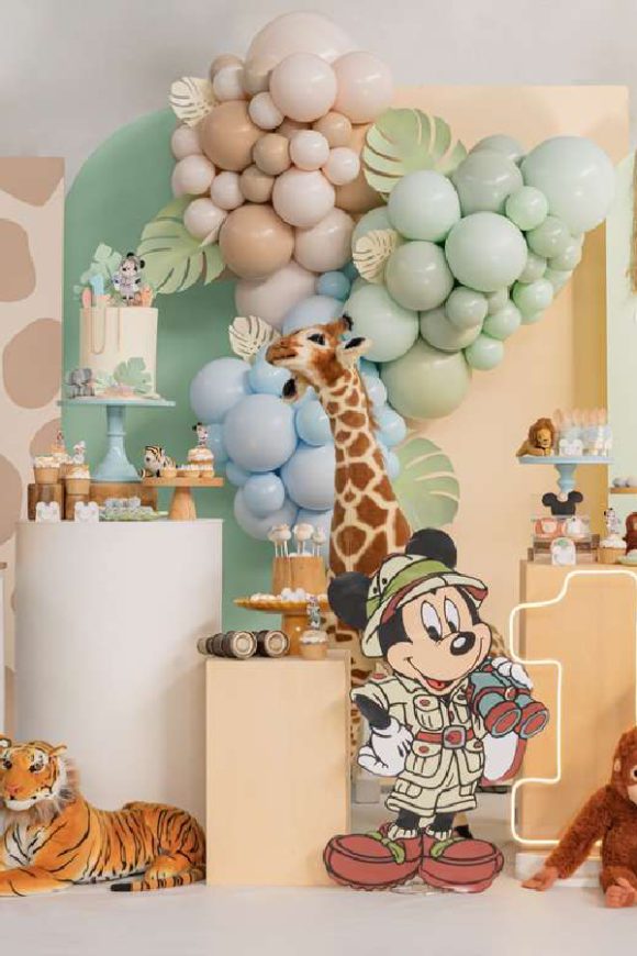 Mickey Mouse Safari Birthday Party 