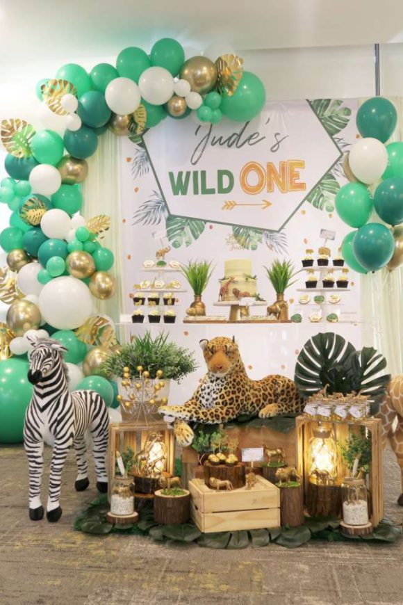 Safari Wild One Birthday Party