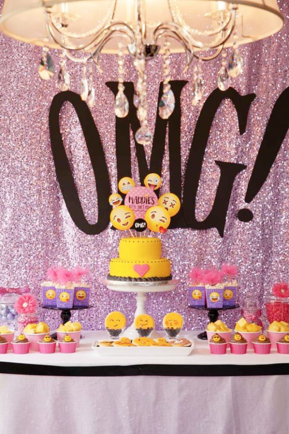 Glam Emoji Birthday Party