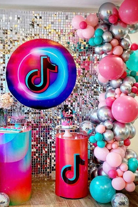 Disco- Themed TikTok Dessert Table