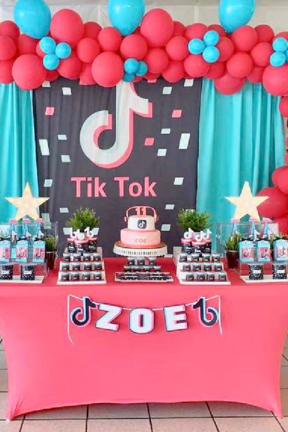 Sweet TikTok Birthday Party