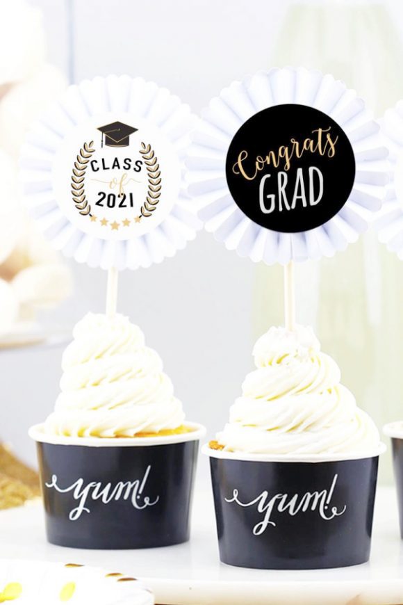 Graduation Cupcake Toppers 