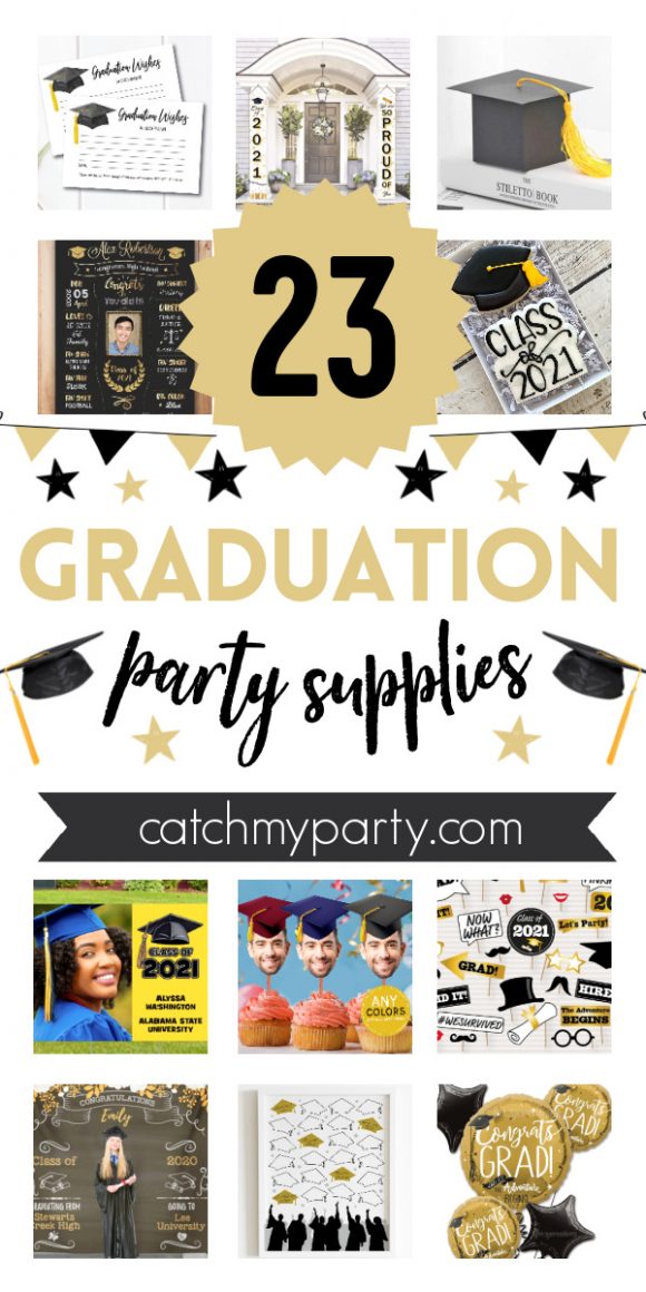Celebrate a Graduation With These 23 Awesome Graduation Party Supplies!