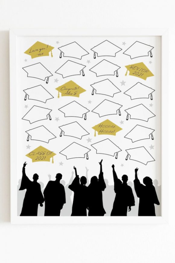 Graduation Guest Book Poster|