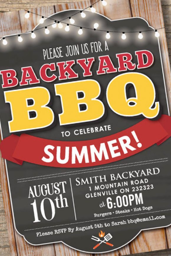 BBQ Party Invitation