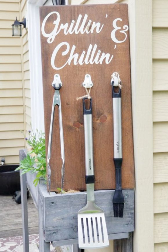 BBQ Grill Tool Holder