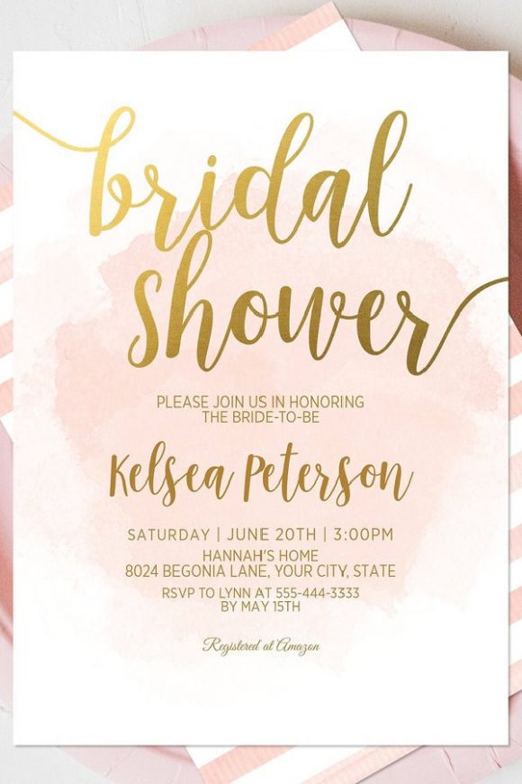 Bridal Shower Party Invitation