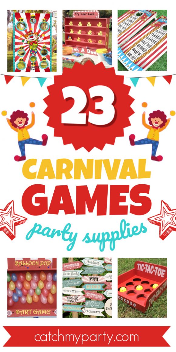 Have Fun With These 23 Carnival Games Party Supplies! The Catch My