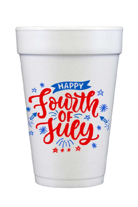 July 4th Foam Cups 