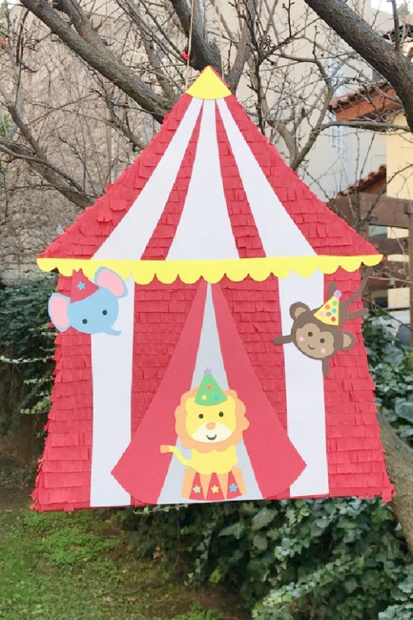 Circus party games supplies - Big Tent Pinata