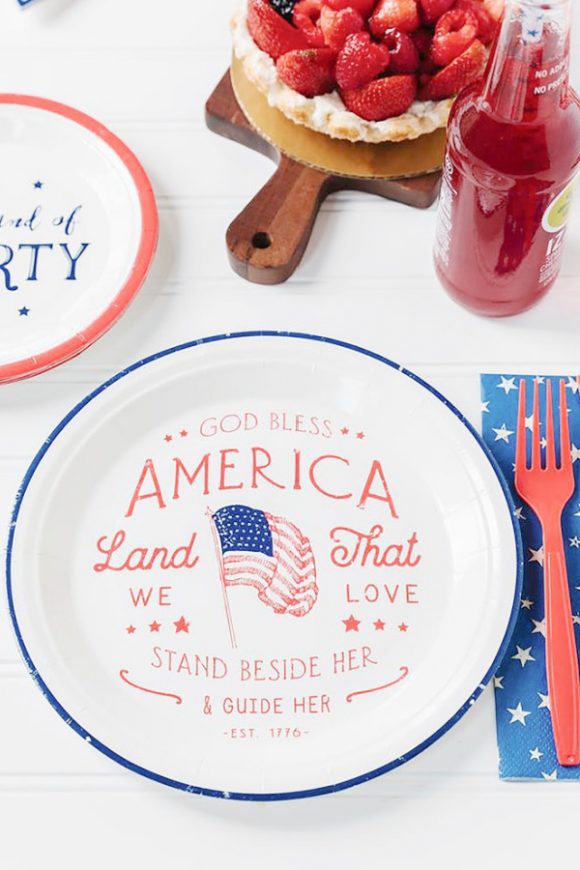 July 4th Paper Plates