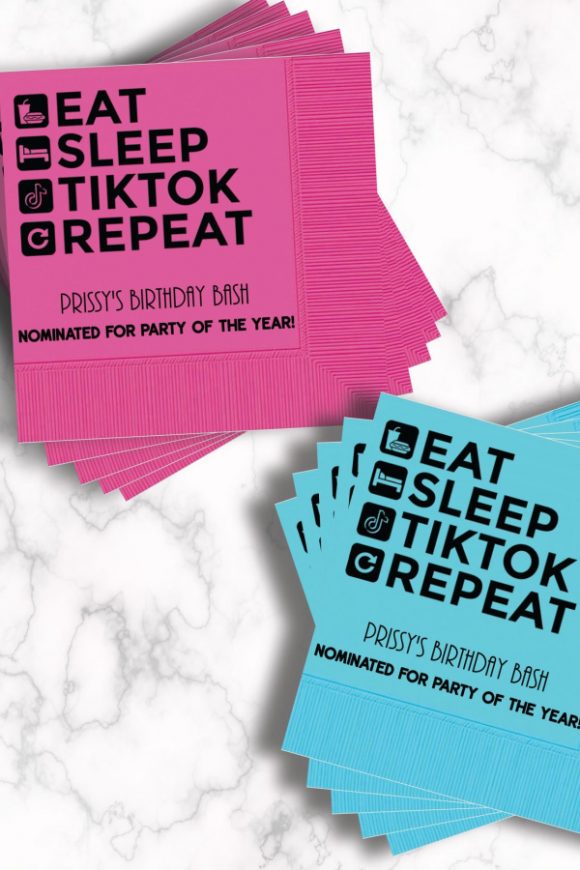 TikTok Party Supplies - Napkins