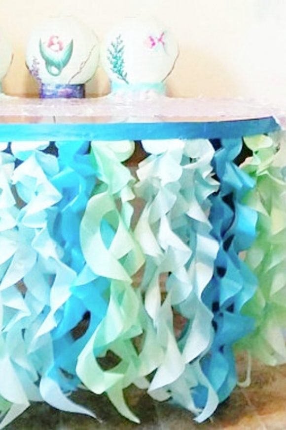 Under The Sea Table Skirt