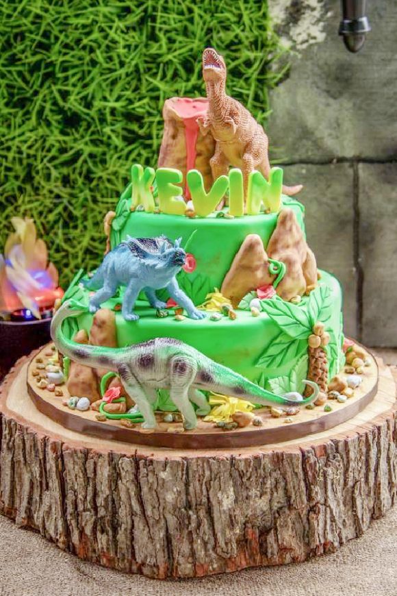 Dinosaur Birthday Cake