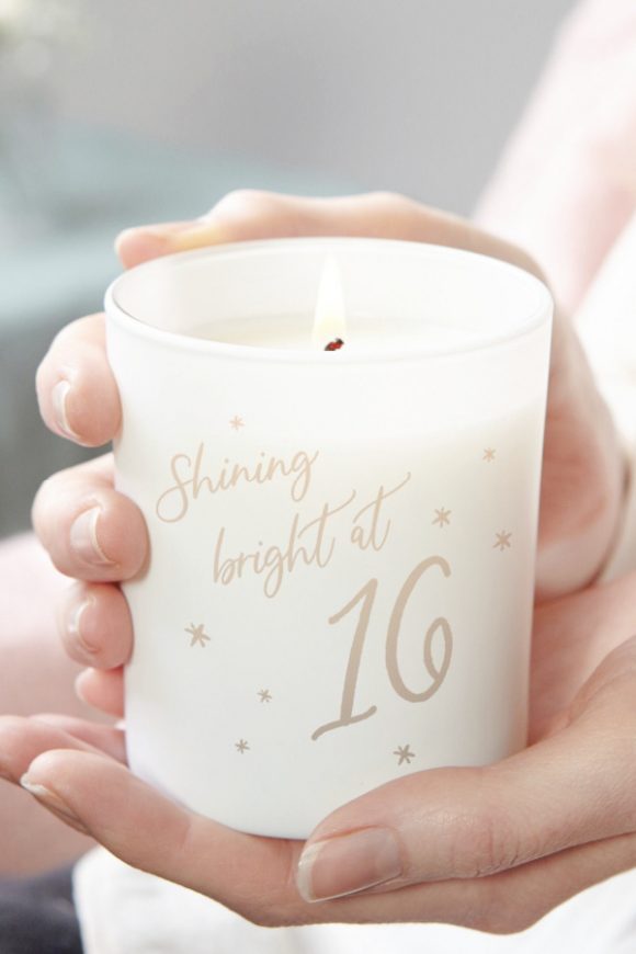 Shine Bright at 16 Scented Candle