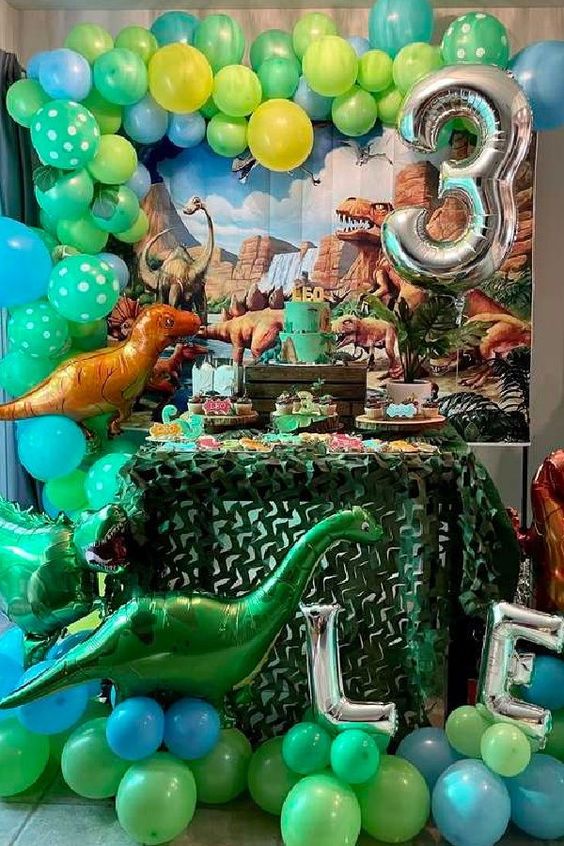 Dinosaur Dessert Table