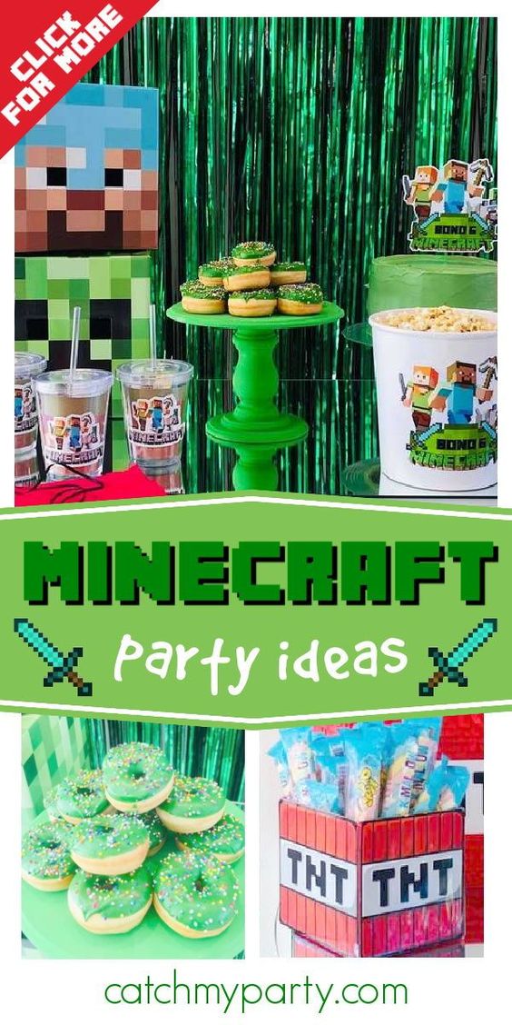 Minecraft birthday party