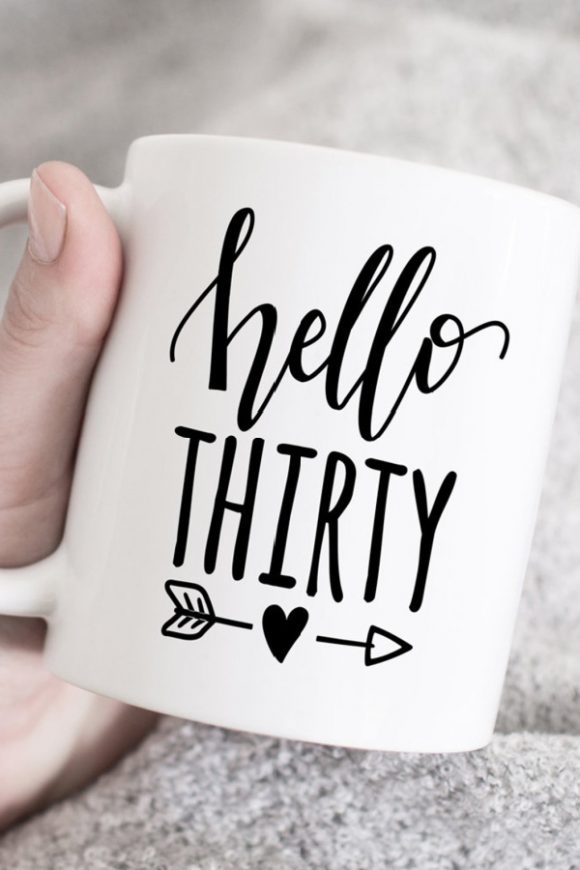 'Hello Thirty' Mug
