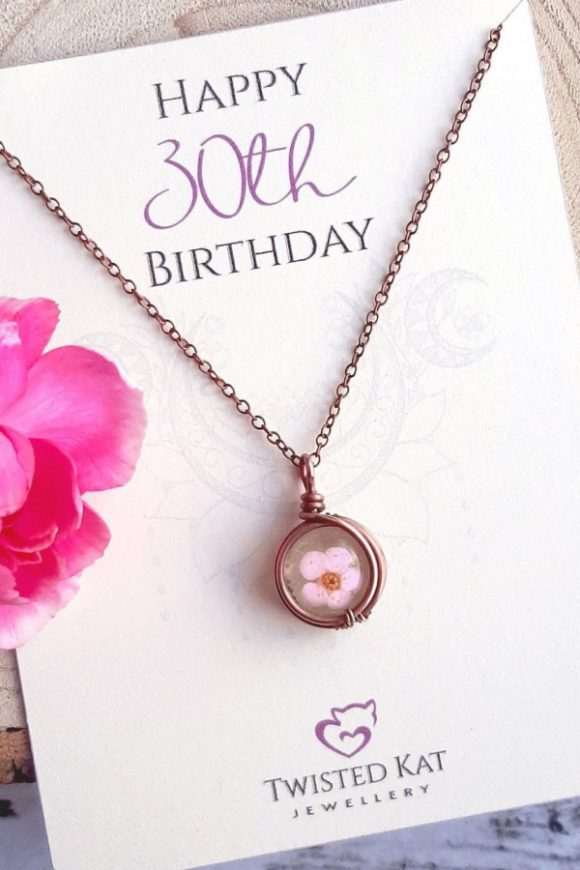 30th Birthday Necklace