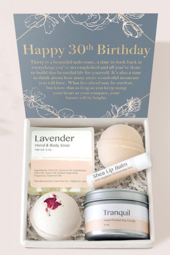 30th Birthday Spa Gift Box