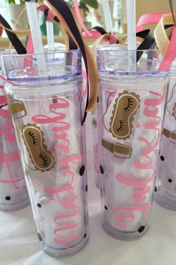 Personalized Slumber Party Tumbler 