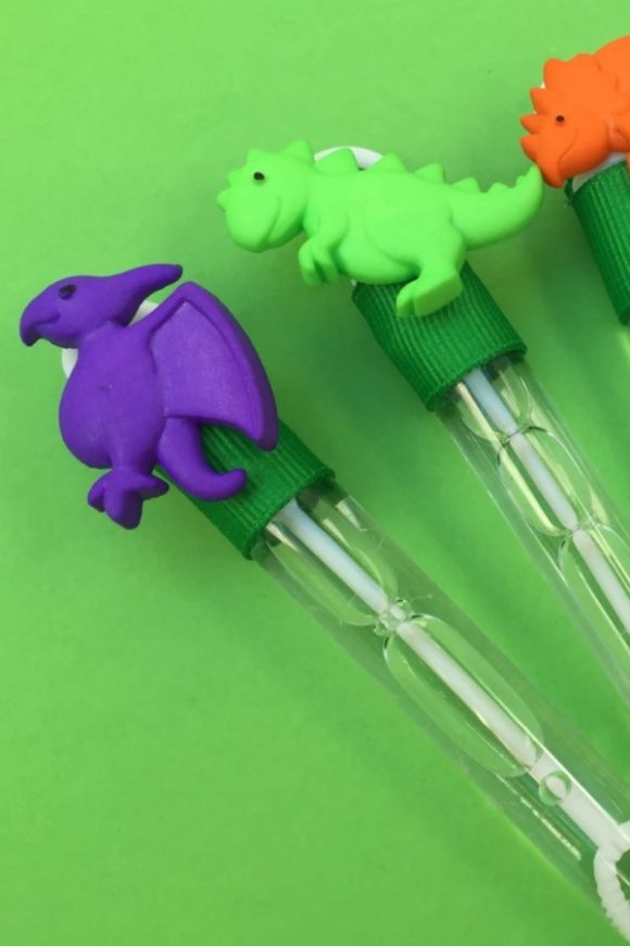 Dinosaur Bubble Party Favor