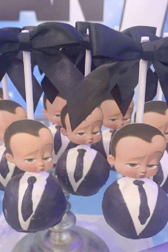 Boss Baby Cake Pops