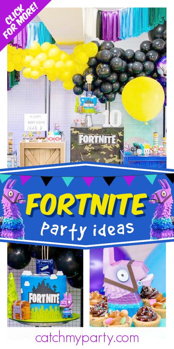 Fortnite birthday party