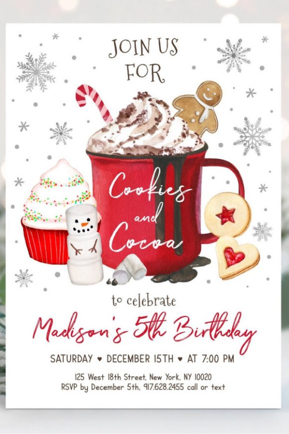 Hot Cocoa Party Invitation