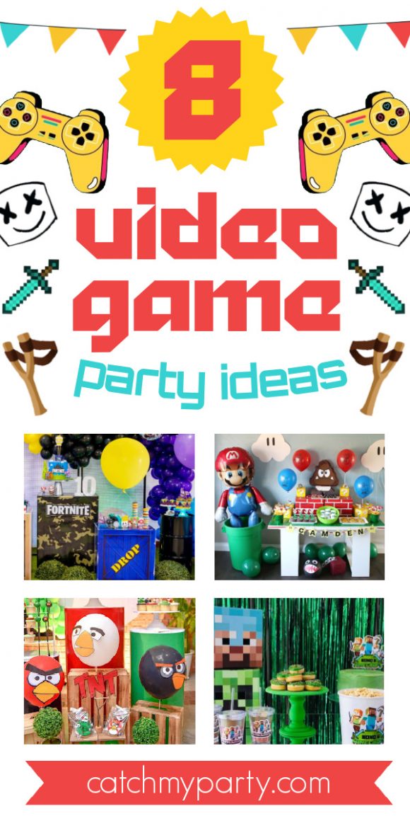 Check Out These Fantastic 8 Video Game Party Themes!