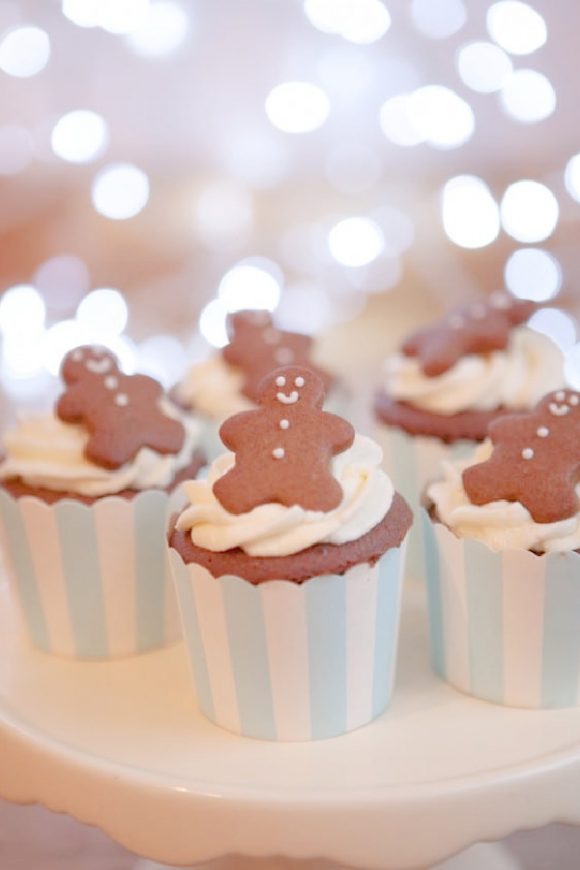 Chocolate Gingerbread Cupcakes